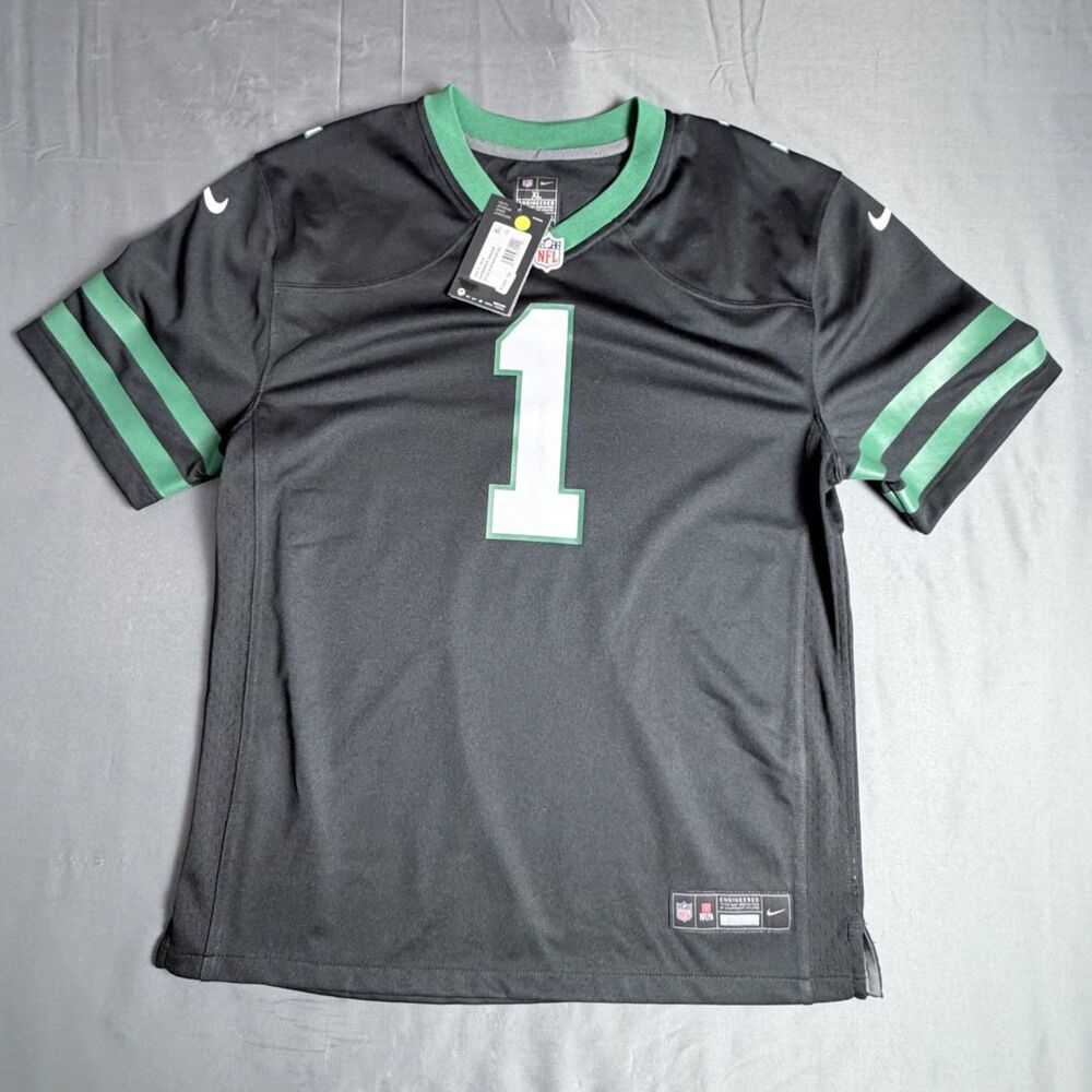 Nike Black Vapor Nike NWT Youth XL Gardner #1 NFL Jets Jersey  NFL Football